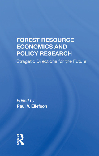 Cover image: Forest Resource Economics And Policy Research 1st edition 9780367163068