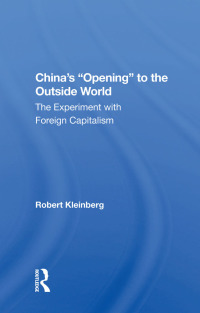 Immagine di copertina: China's Opening to the Outside World 1st edition 9780367164461