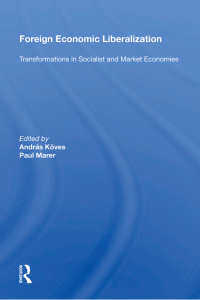 Cover image: Foreign Economic Liberalization 1st edition 9780367166106