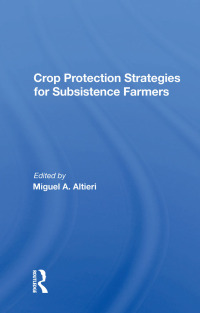 Titelbild: Crop Protection Strategies For Subsistence Farmers 1st edition 9780367160906