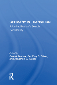 Cover image: Germany In Transition 1st edition 9780367015169