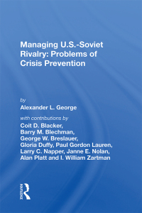 Imagen de portada: Managing U.s.-soviet Rivalry 1st edition 9780367169633