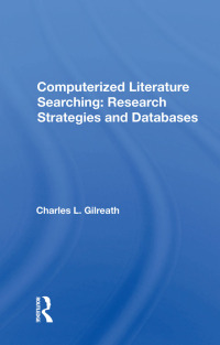 Cover image: Computerized Literature Searching 1st edition 9780367169558