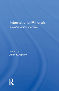 Imagen de portada: International Minerals 1st edition 9780367015404