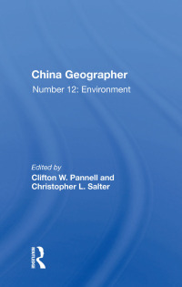 表紙画像: China Geographer 1st edition 9780367162146