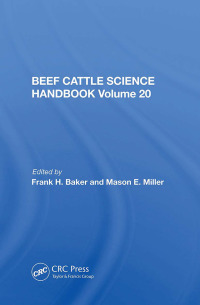 Cover image: Beef Cattle Science Handbook, Vol. 20 1st edition 9780367015329