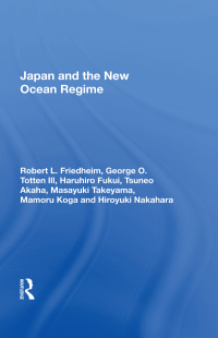 Omslagafbeelding: Japan And The New Ocean Regime 1st edition 9780367015008