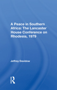 Titelbild: A Peace In Southern Africa 1st edition 9780367015527