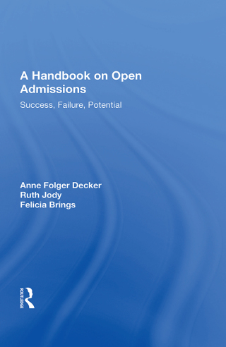 Cover image: A Handbook on Open Admissions 1st edition 9780367170523