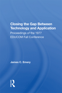 Imagen de portada: Closing The Gap Between Technology And Application 1st edition 9780367167448