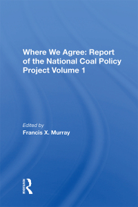 Cover image: National Coal Policy Vol 1 1st edition 9780367017699