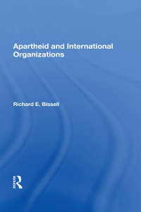 Cover image: Apartheid & Intl Org 1st edition 9780367017804