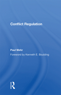 Imagen de portada: Conflict Regulation 1st edition 9780367015046