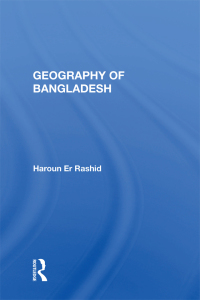 Cover image: Geography Of Bangladesh 1st edition 9780367018238