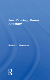 Cover image: Juan Domingo Peron 1st edition 9780367018191