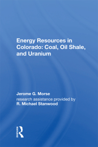 صورة الغلاف: Energy Resources In Colo 1st edition 9780367021092