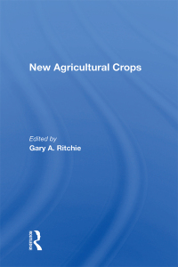 صورة الغلاف: New Agricultural Crops 1st edition 9780367021252