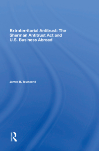 Omslagafbeelding: Extraterritorial Antitrust 1st edition 9780367021276