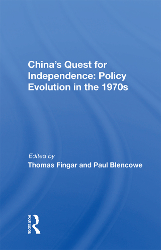 Cover image: China's Quest For Independence 1st edition 9780367021573