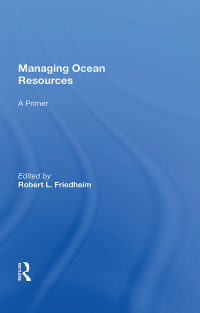 Cover image: Managing Ocean Resources 1st edition 9780367021672