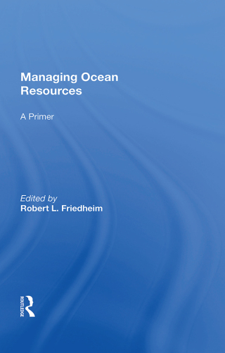 Cover image: Managing Ocean Resources 1st edition 9780367021672