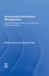 表紙画像: Government Information Management 1st edition 9780367171520