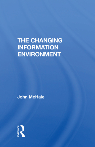 Cover image: Changing Info Environment 1st edition 9780367171773