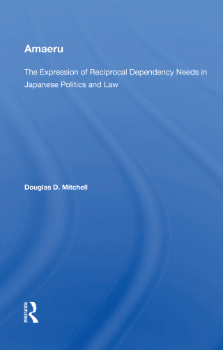 Imagen de portada: Amaeru 1st edition 9780367171766