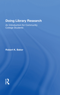 صورة الغلاف: Doing Library Research 1st edition 9780367172107