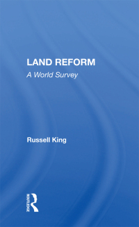 Cover image: Land Reform 1st edition 9780367171926