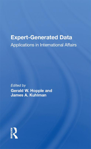 Imagen de portada: Expert-generated Data 1st edition 9780367172046