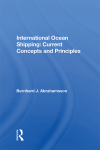 Titelbild: International Ocean Shipping: Current Concepts and Principles 1st edition 9780367022198