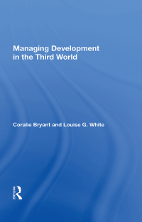 Cover image: Managing Development In The Third World 1st edition 9780367022266