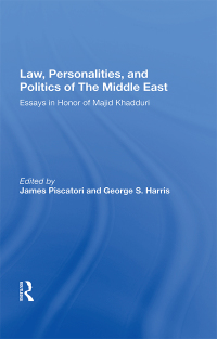 Imagen de portada: Law, Personalities, and Politics of the Middle East 1st edition 9780367172480