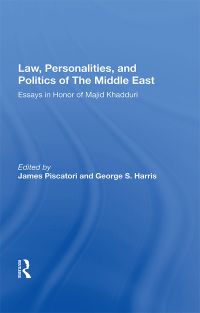 Cover image: Law, Personalities, And Politics Of The Middle East 1st edition 9780367172480