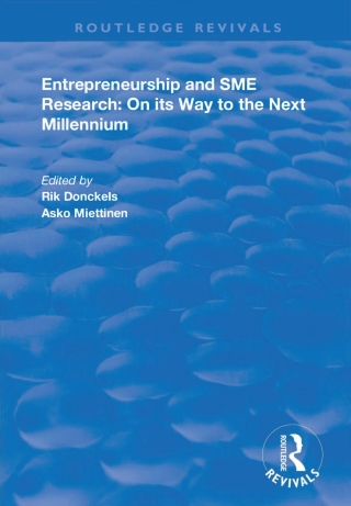 Cover image: Entrepreneurship and SME Research 1st edition 9781138391413