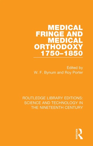 Omslagafbeelding: Medical Fringe and Medical Orthodoxy 1750-1850 1st edition 9781138391284