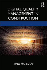 Titelbild: Digital Quality Management in Construction 1st edition 9781138390829