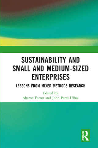 Cover image: Sustainability and Small and Medium-sized Enterprises 1st edition 9781138387270