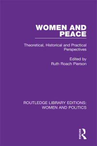 表紙画像: Women and Peace 1st edition 9781138386679