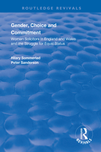 Cover image: Gender, Choice and Commitment 1st edition 9781138385061