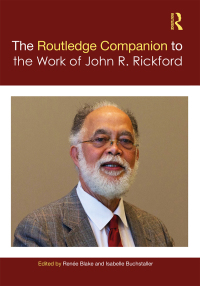 Imagen de portada: The Routledge Companion to the Work of John R. Rickford 1st edition 9781032337937