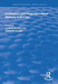 Cover image: Institutions and Regional Labour Markets in Europe 1st edition 9781138369795