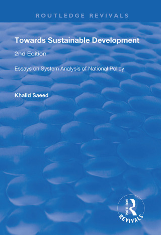 Cover image: Towards Sustainable Development 1st edition 9781138369412