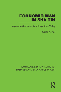 Imagen de portada: Economic Man in Sha Tin 1st edition 9781138368002