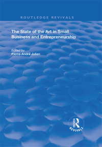 Omslagafbeelding: The State of the Art in Small Business and Entrepreneurship 1st edition 9781138367128