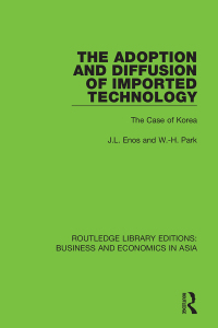 Cover image: The Adoption and Diffusion of Imported Technology 1st edition 9781138366824