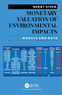 Cover image: Monetary Valuation of Environmental Impacts 1st edition 9781032086248