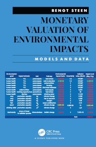 Imagen de portada: Monetary Valuation of Environmental Impacts 1st edition 9781032086248