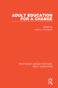 Imagen de portada: Adult Education For a Change 1st edition 9781138366060
